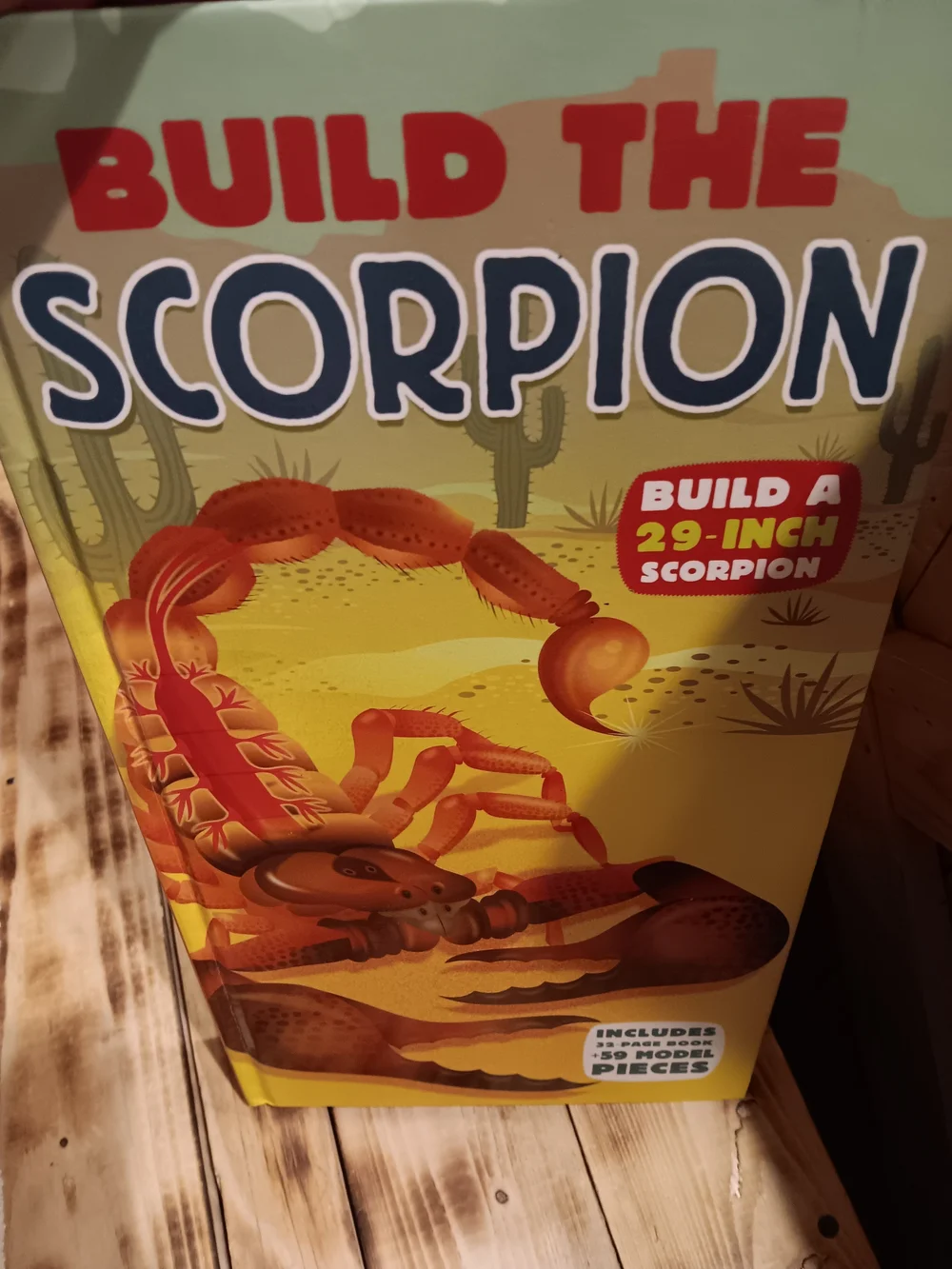 Build-A-Scorpion 29-Inch Orange Reptile Model